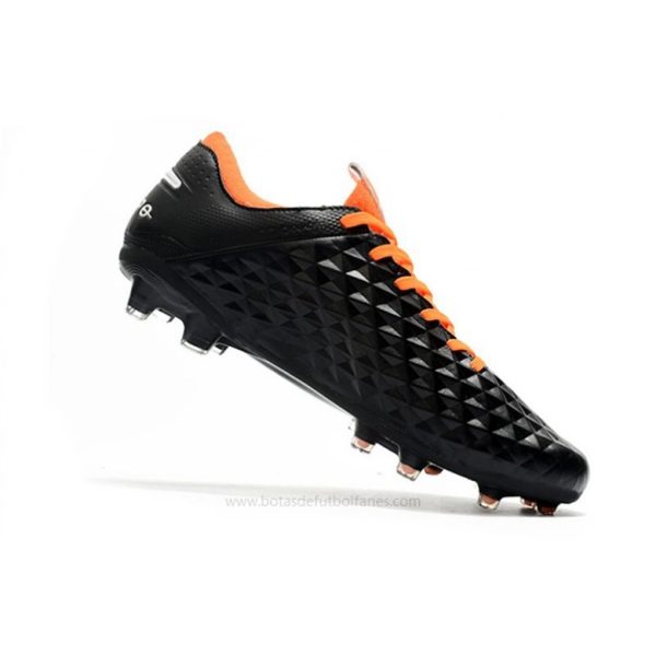 Nike Tiempo Legend Elite FG Negro Blanco Naranja